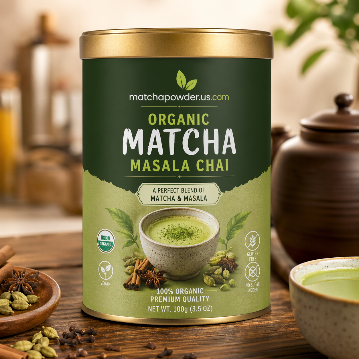 Organic Matcha Masala Chai Organic Matcha Masala Chai