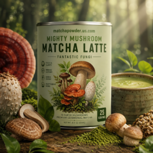 Mighty Mushroom Matcha Latte (Fantastic Fungi)