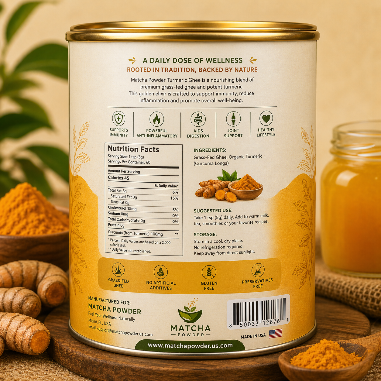 Immunity Boosting Turmeric Ghee | Superfood