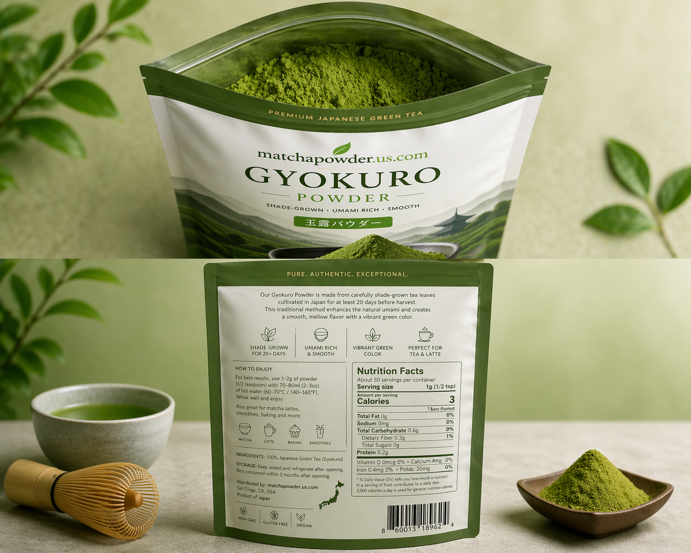 Gyokuro Powder Tea
