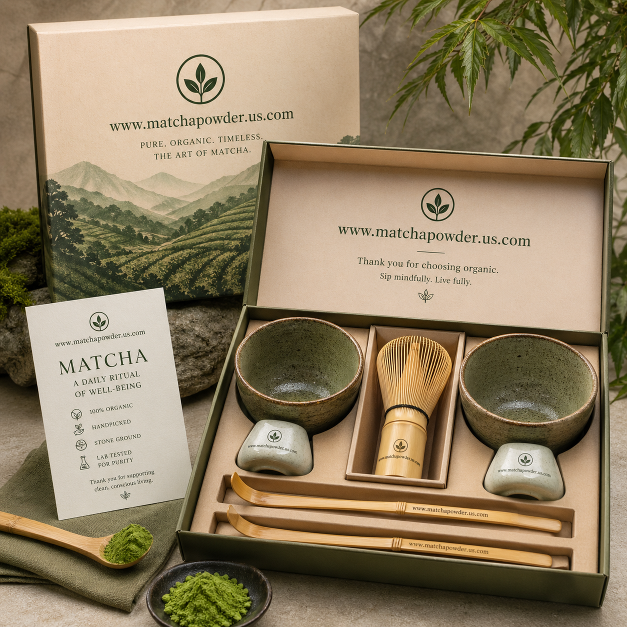 2-Person Organic Ceremonial Matcha Kit