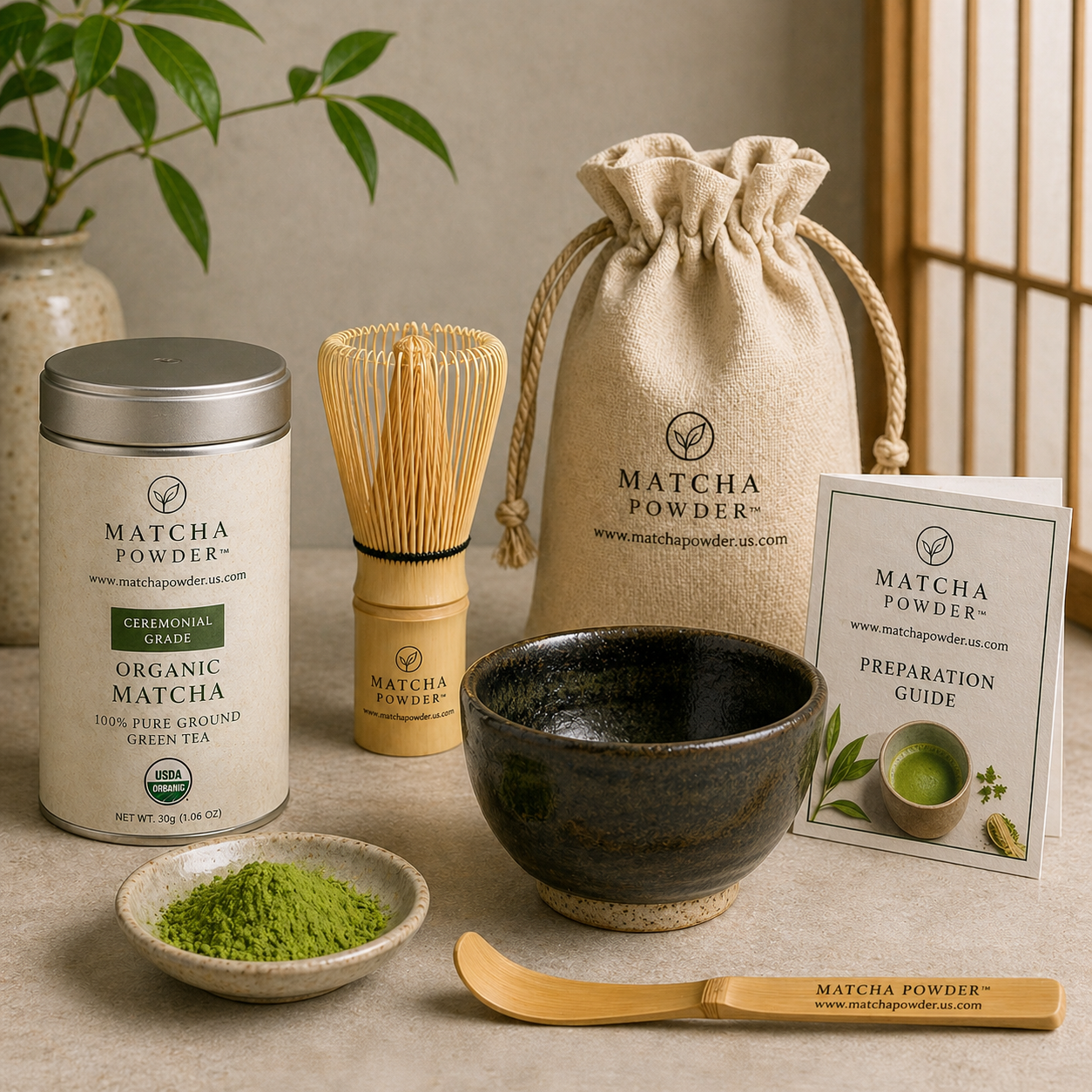 Ceremonial Organic Matcha Starter Set