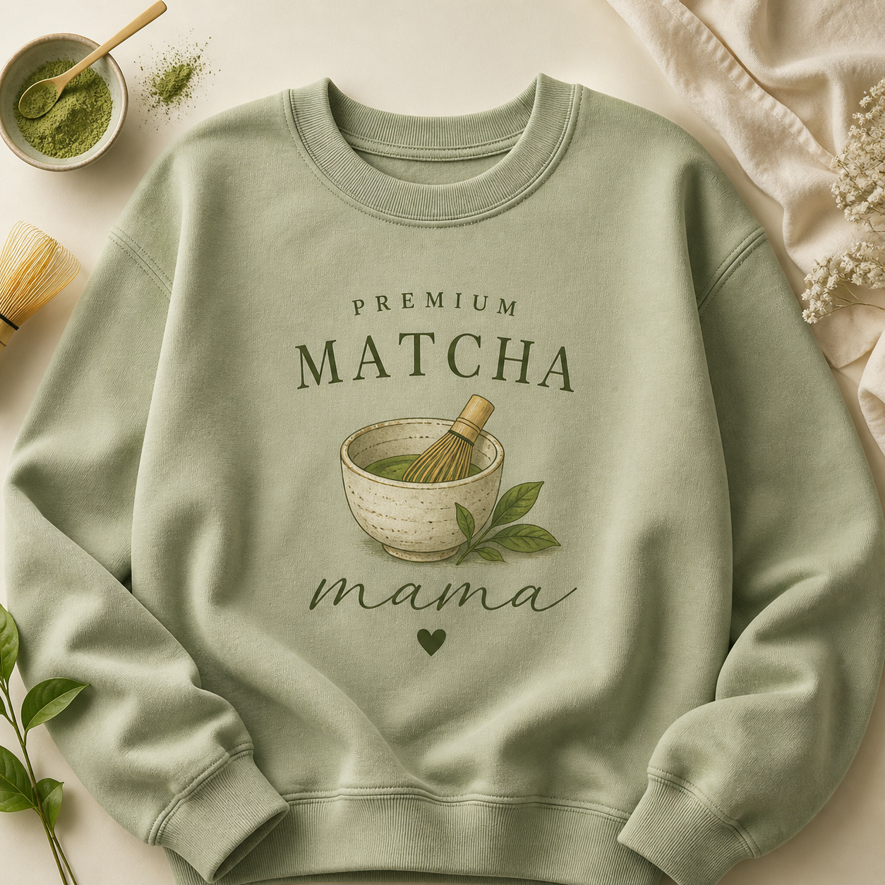 Premium Matcha Mama Sweatshirt