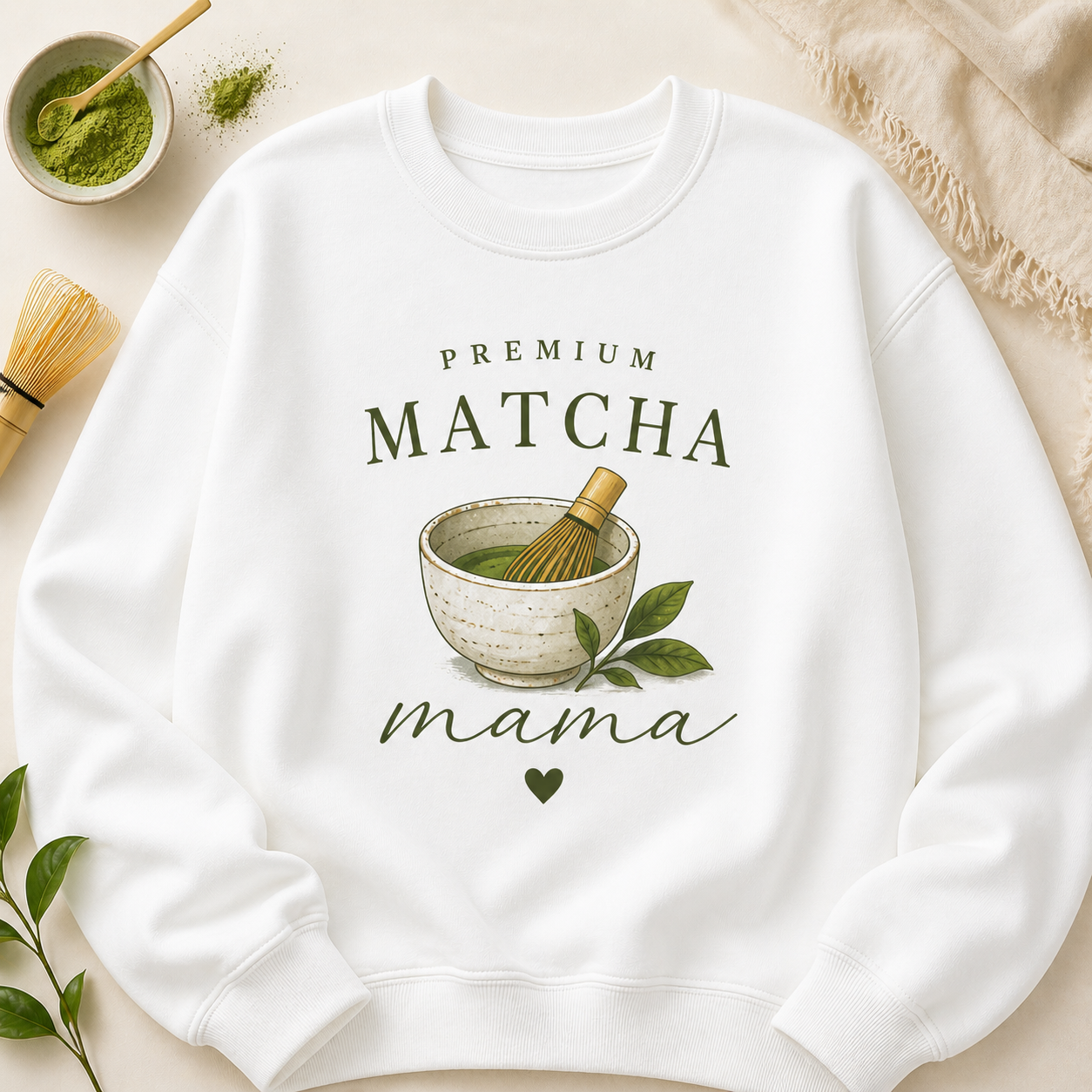 Premium Matcha Mama Sweatshirt