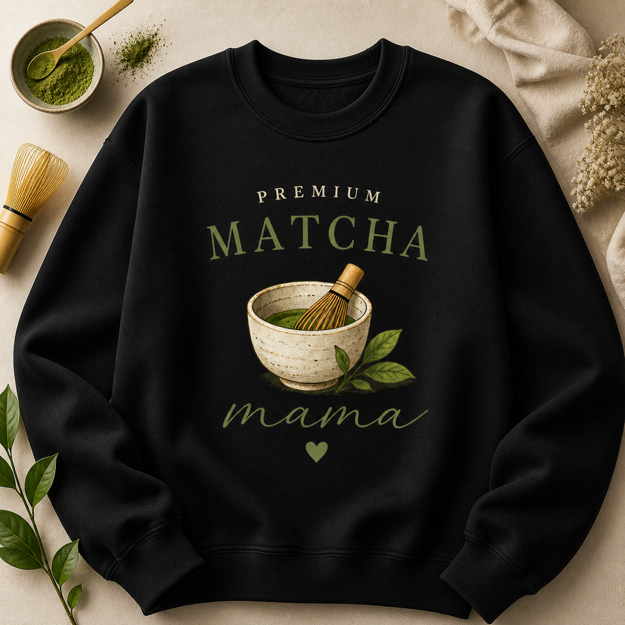 Premium Matcha Mama Sweatshirt