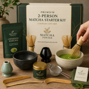 Premium 2-Person Matcha Starter Kit | Couples Gift Set
