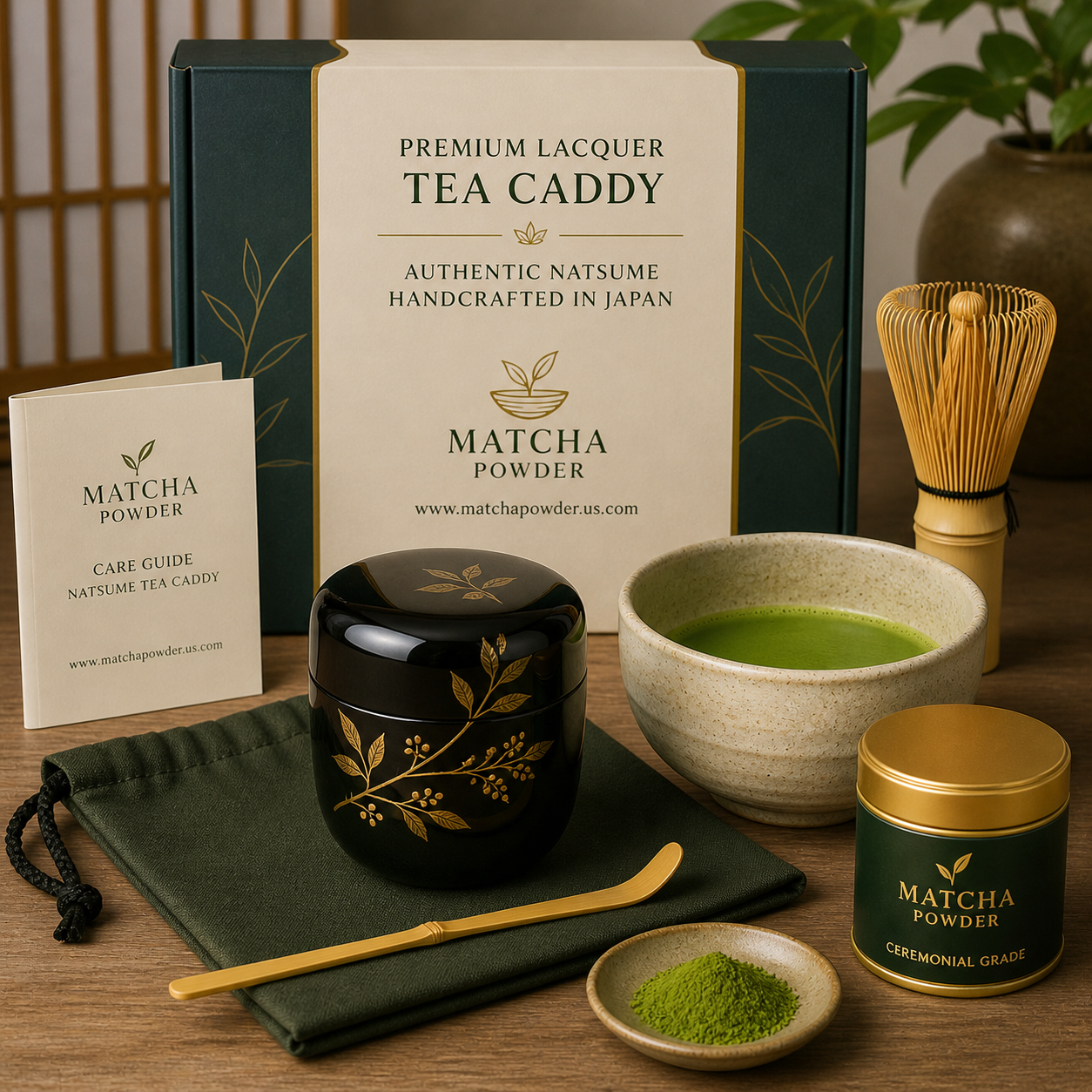 Lacquer Tea Caddy | Authentic Natsume